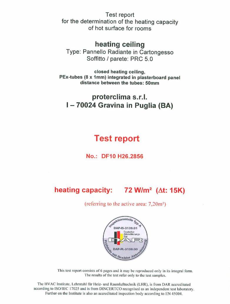 Riscaldamento report