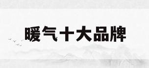暖气十大品牌(卫生间暖气十大品牌)