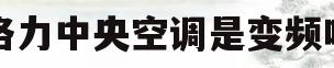 格力中央空调是变频吗(格力中央空调是什么意思)