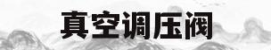 真空调压阀(真空调压阀图片)