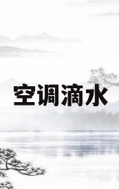 空调滴水(空调滴水严重)