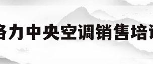格力中央空调销售培训(做格力中央空调销售怎么样)