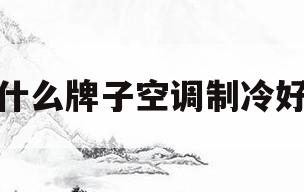 什么牌子空调制冷好(什么牌子空调制冷好一点)
