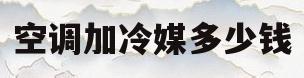 空调加冷媒多少钱(空调加冷媒多少钱一次)