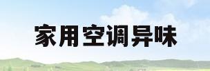 家用空调异味(家用空调异味处理)