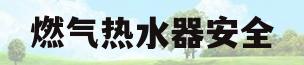 燃气热水器安全(燃气热水器安全阀)