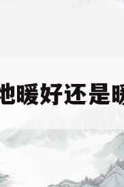 暖气是地暖好还是暖气片好(旧房改造地暖和暖气片哪个好)