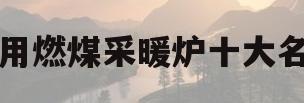 家用燃煤采暖炉十大名牌(家用采暖炉十大名牌 燃气)