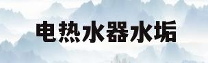 电热水器水垢(电热水器水垢太多了会出现什么情况)