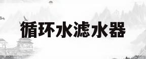 循环水滤水器(循环水滤水器结构图)