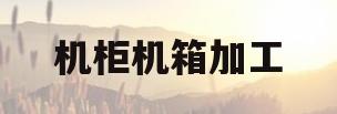 机柜机箱加工(机箱机柜加工厂)
