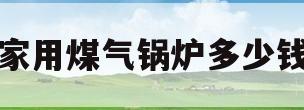 家用煤气锅炉多少钱(煤气锅炉家用型怎么样)