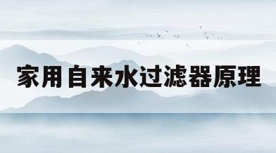 家用自来水过滤器原理(家用自来水过滤器原理视频)