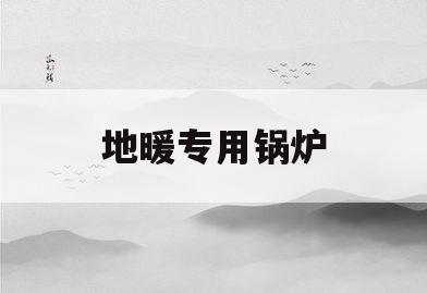 地暖专用锅炉(地暖专用锅炉价格)