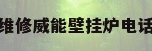 维修威能壁挂炉电话(维修威能壁挂炉电话,你值得拥有!)