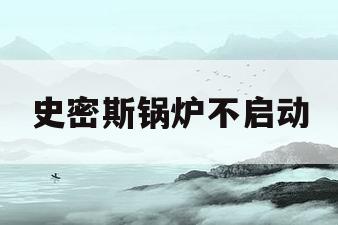 史密斯锅炉不启动(史密斯锅炉不用也会响)