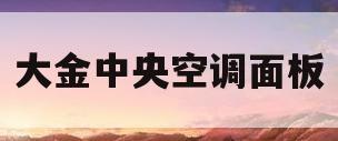 大金中央空调面板(大金中央空调面板不显示,怎么回事)