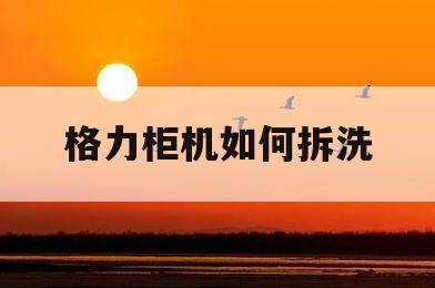 格力柜机如何拆洗(格力柜机如何拆洗蒸发器)