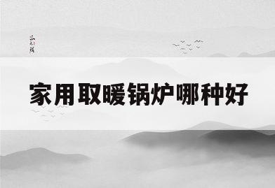 家用取暖锅炉哪种好(家用采暖锅炉品牌前十大排名)