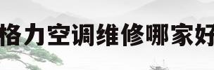 格力空调维修哪家好(格力空调维修服务公司)