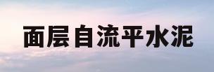 面层自流平水泥(面层自流平水泥密度)