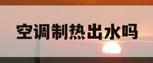 空调制热出水吗(空调制热出水量大吗)