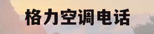 格力空调电话(安装格力空调电话)