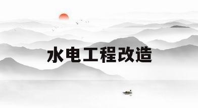 水电工程改造(水电工程改造工作汇报)