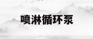 喷淋循环泵(喷淋塔循环泵选型)