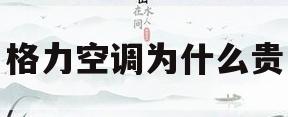 格力空调为什么贵(格力空调多少钱一个)