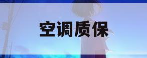 空调质保(空调质保6年是什么意思)