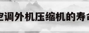 空调外机压缩机的寿命(空调外机压缩机工作原理)
