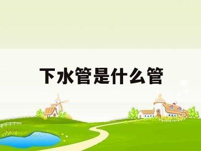 下水管是什么管(下水管是什么管道)