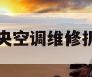 中央空调维修拆装(中央空调维修拆装费用)
