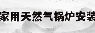 家用天然气锅炉安装(家用天然气锅炉安装示意图)