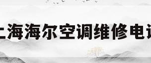 上海海尔空调维修电话(上海海尔空调维修电话24小时 维修点)