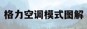 格力空调模式图解(格力空调各种模式的作用)