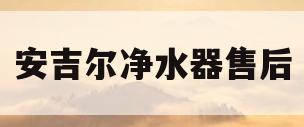 安吉尔净水器售后(安吉尔净水器售后投诉电话)