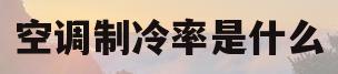 空调制冷率是什么(空调制冷量是指什么)
