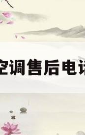 大金空调售后电话号码(大金空调售后电话号码查询)
