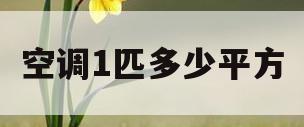 空调1匹多少平方(1匹空调要多少平方的)