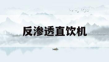 反渗透直饮机(反渗透直饮机排名)
