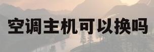 空调主机可以换吗(空调主机换位置会受损吗)
