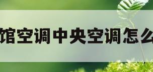 宾馆空调中央空调怎么调(宾馆空调中央空调怎么调制冷)