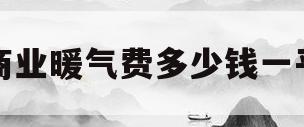 商业暖气费多少钱一平(商业暖气费多少钱一平方米)